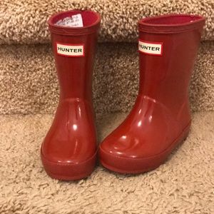 Hunter Classic Red Rainboots